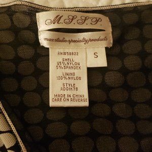 Biege Polk-A-Dot Tank Top